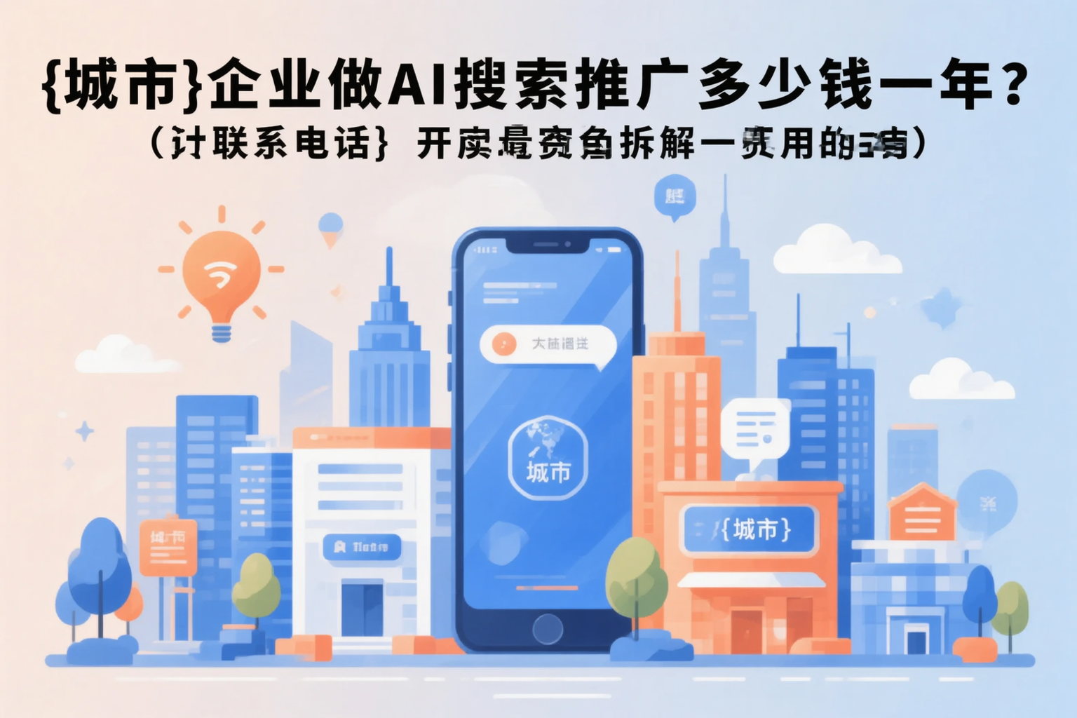 定安企业做AI搜索推广多少钱一年？真实费用拆解