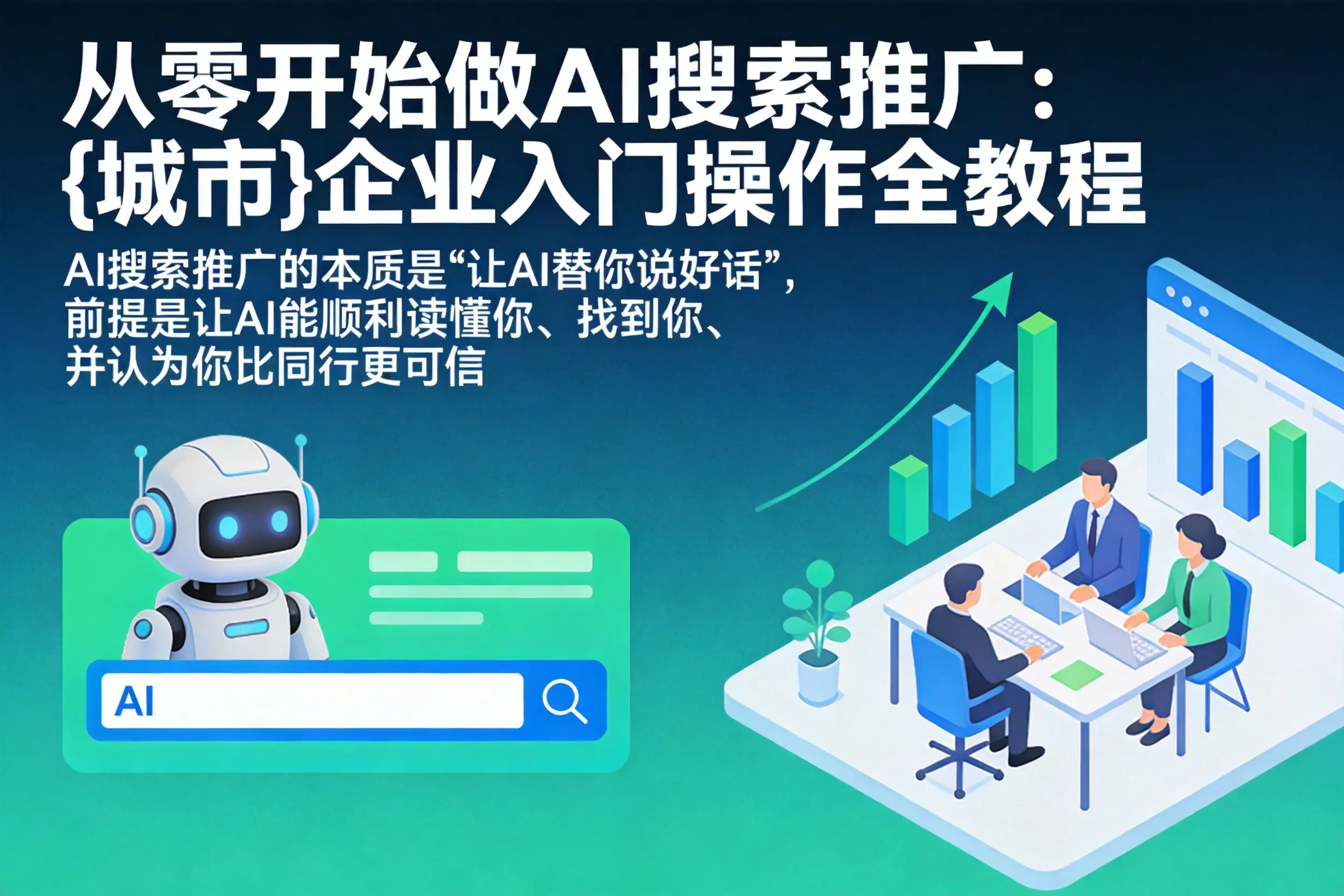 从零开始做AI搜索推广：定安企业入门操作全教程