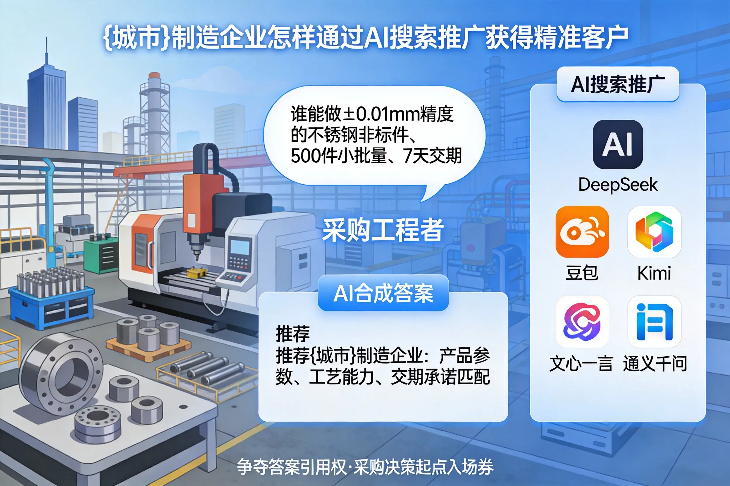 定安制造企业怎样通过AI搜索推广获得精准客户