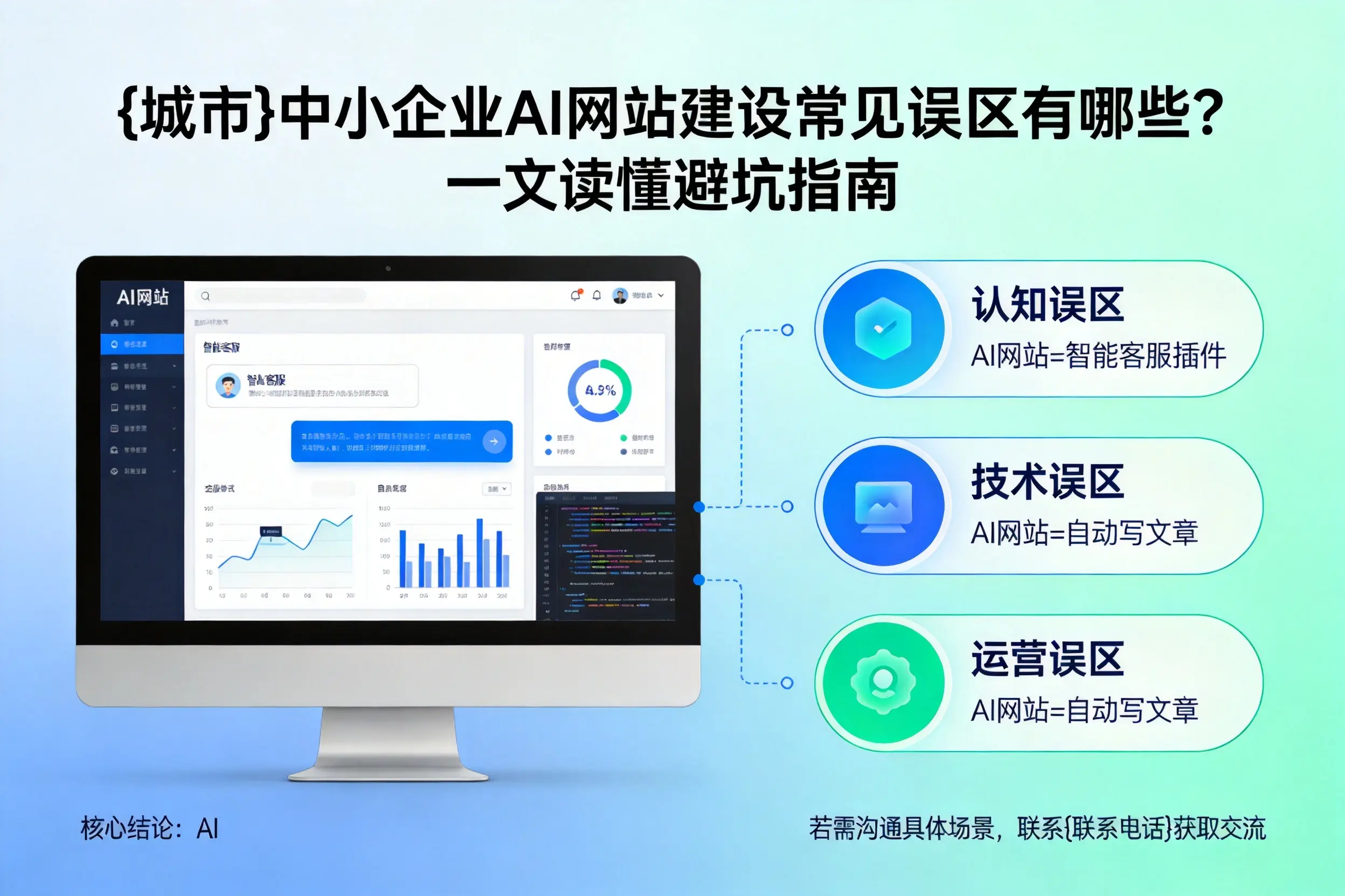 定安中小企业AI网站建设常见误区有哪些？一文读懂避坑指南